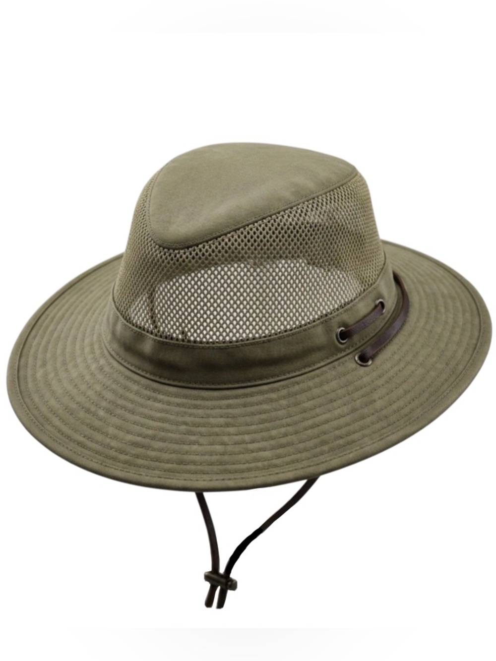 Dorfman Pacific Men’s Mesh Safari Sun Hat Sz M